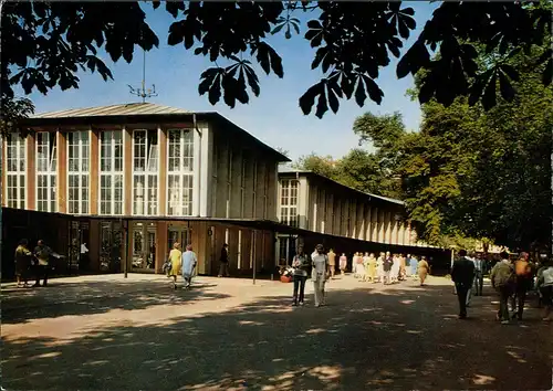 Ansichtskarte Bad Mergentheim Partie an der Wandelhalle 1970