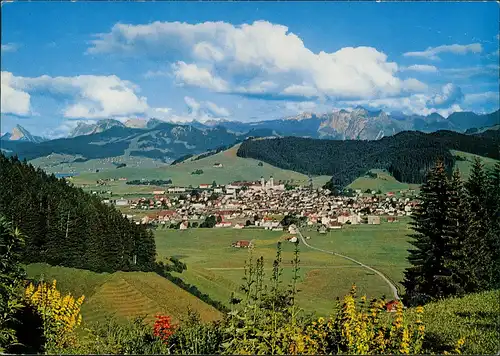 Ansichtskarte Einsiedeln Panorama-Ansicht 1975