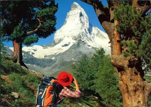 Ansichtskarte Zermatt Matterhorn Mont Cervin Monte Cervino 2000