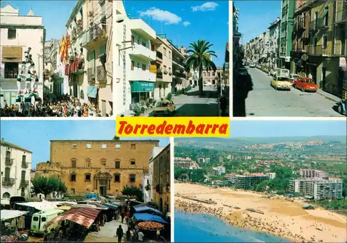 Postales Tarragona TORREDEMBARRA Mehrbildkarte Costa Dorada 1980