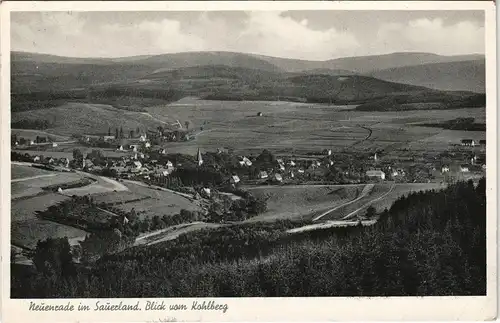 Ansichtskarte Neuenrade vom Kohlberg 1958