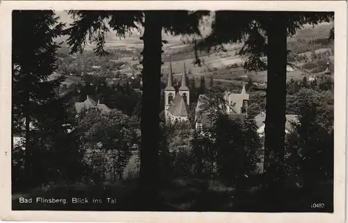 Postcard Bad Flinsberg Świeradów-Zdrój Blick auf die Stadt 1931