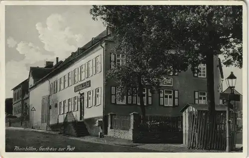 Ansichtskarte Rheinböllen Gasthaus zur Post 1939