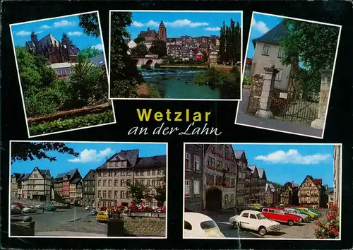 Ansichtskarte Wetzlar Mehrbildkarte mit 5 Ortsansichten 1987