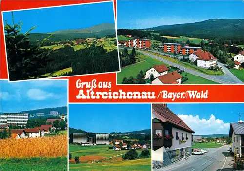 Altreichenau-Neureichenau Mehrbildkarte mit 5 Ortsansichten 1993