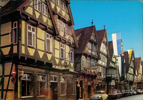 Ansichtskarte Celle Zöllnerstraße, Geschäfte, Lokale, VW Käfer 1972