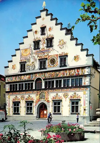 Ansichtskarte Lindau (Bodensee) historisches Rathaus (Südseite) 1980