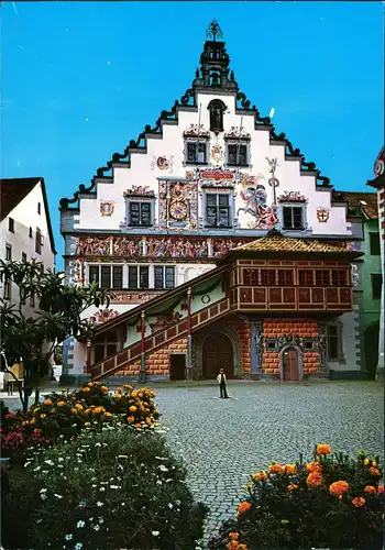 Ansichtskarte Lindau (Bodensee) Rathaus 15. Jhdt. 1990