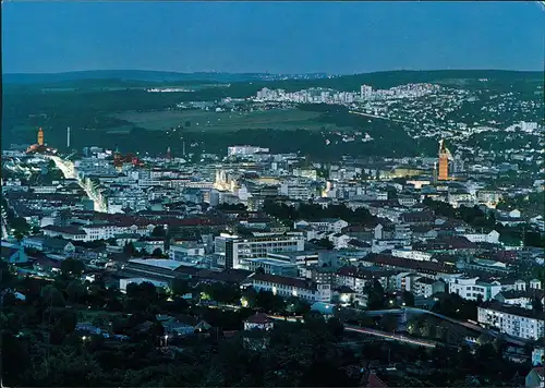 Pforzheim Panorama der Schmuck- und Uhrenstadt Pforte zum Schwarzwald 1980