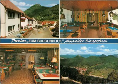 Bindersbach-Annweiler am Trifels ZUM BURGENBLICK Speisegasthof  Pension  1981
