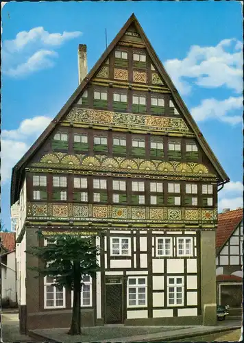 Ansichtskarte Bad Salzuflen Altes Renaissance Haus Backs erbaut 1632 1965