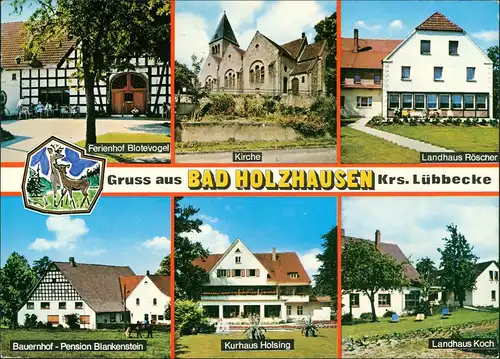 Lübbecke (Westfalen) Bad Holzhausen u.a. Landhaus Röscher uvm. 1973