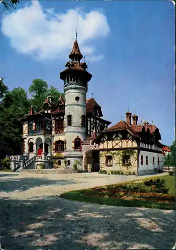 Ansichtskarte Herrsching am Ammersee Schlößchen im Kurpark 1975