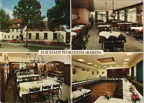 Eutingen an der Enz-Pforzheim GASTHAUS ZUR STADT PFORZHEIM »BÄREN« 1970