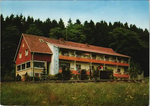 Ansichtskarte Waldhölzbach-Losheim am See Pension Röder 1973