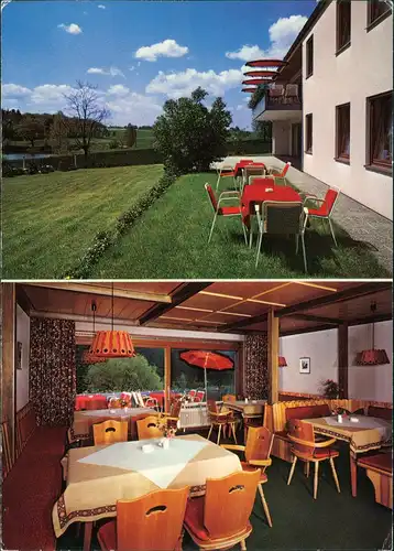 Ansichtskarte Dinkelsbühl Hotel - Pension "Haus Hildegard" 1970
