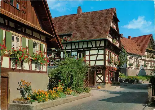 Sasbachwalden Ortsansicht des Blumen- und Weinort im badischen Schwarzwald 1976