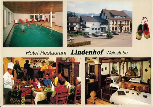 Oberwinden Elztal-Winden Hotel-Restaurant LINDENHOF Bes. Familie Volk MB 1975