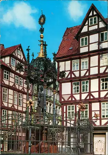 Ansichtskarte Hannover Oskar-Winter-Brunnen am Holzmarkt 1979