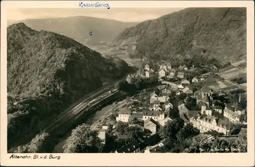 Ansichtskarte Altenahr Panorama Blick von der Burg 1951