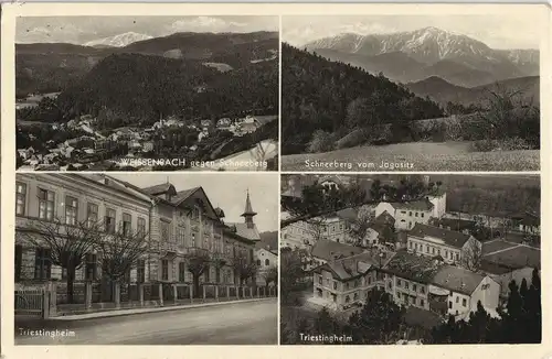Weissenbach an der Triesting Schneeberg Jagositz, Triestingheim 1939/1937
