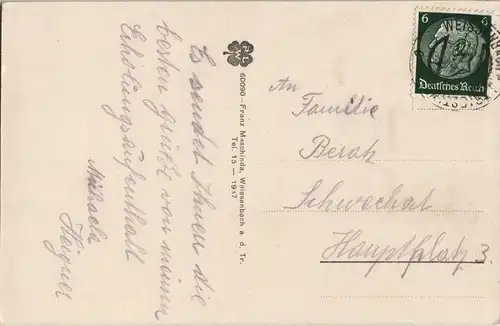 Weissenbach an der Triesting Schneeberg Jagositz, Triestingheim 1939/1937