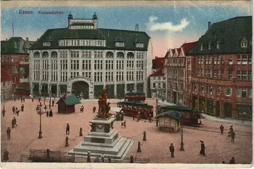Ansichtskarte Essen (Ruhr) Kopstadtplatz 1915