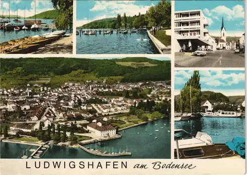 Ludwigshafen (Bodensee)-Bodman-Ludwigshafen Mehrbildkarte, ua. Luftbild 1977