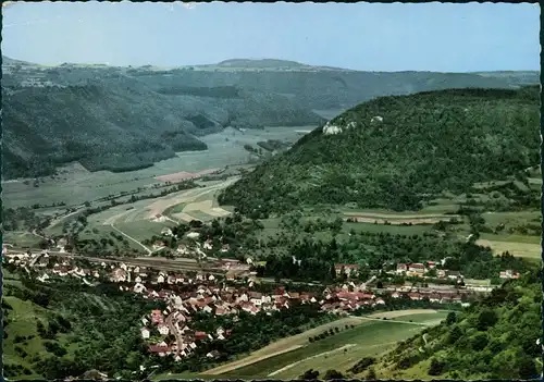 Ansichtskarte Bad Ditzenbach Luftbild Luftaufnahme 1965