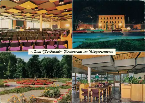 Vechelde Mehrbild-AK Zum Ferdinand Restaurant im Bürgerzentrum 1970