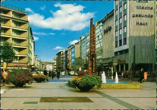 Ansichtskarte Düsseldorf Schadowstraße, Geschäftsstrasse 1966