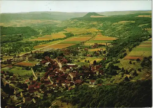 Bad Bodendorf (Ahr) Panorama-Ansicht vom Flugzeug aus, Luftaufnahme 1976/1975