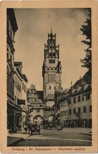 Freiburg im Breisgau Schwabentor, Zigarrengeschäft - Gasthaus zum Bären 1928