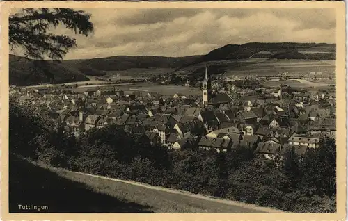 Ansichtskarte Tuttlingen Blick auf die Stadt 1935