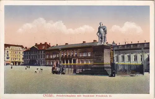 Ansichtskarte Kassel Cassel Friedrichsplatz 1922