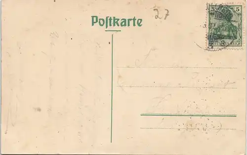 Ansichtskarte Heidelberg Totale 1909