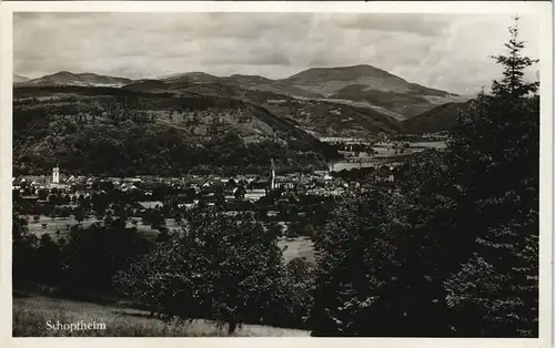 Ansichtskarte Schopfheim Panorama-Ansicht Fernansicht 1935