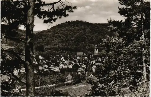 Ansichtskarte Nagold Panorama-Ansicht Luftkurort Schwarzwald 1965