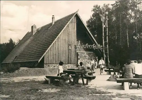 Ansichtskarte Moritzburg Konsum-Gaststätte Räuberhütte 1977