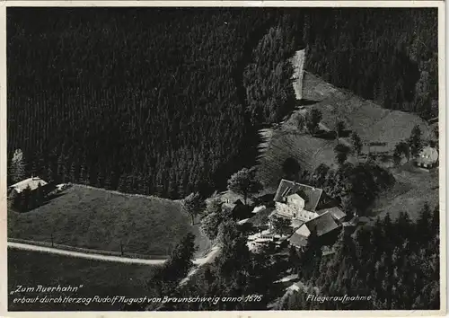 Hahnenklee-Bockswiese-Goslar Zum Auerhahn (im Oberharz) Fliegeraufnahme 1939