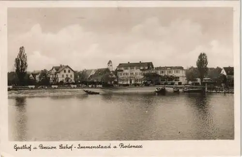 Ansichtskarte Immenstadt (Allgäu) Gastof u. Pension Seehof 1941