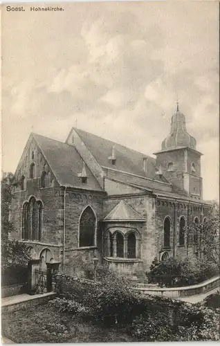Ansichtskarte Soest Partie a.d. Kirche Hohnekirche 1910