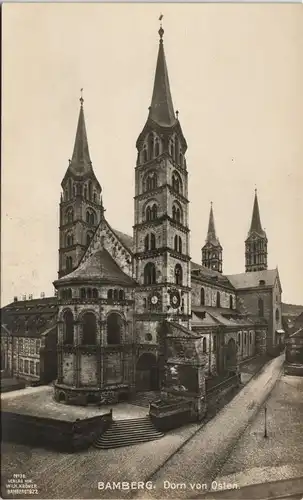 Ansichtskarte Bamberg Dom von Osten 1920