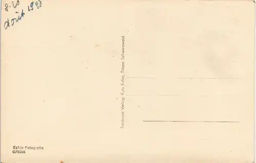 Ansichtskarte Titisee-Neustadt Schwarzwald-Hotel Titisee, Echtfoto-AK 1940