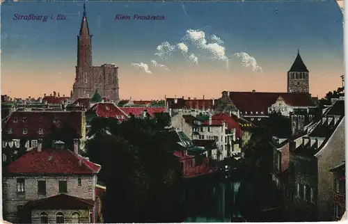 CPA Straßburg Strasbourg Klein Frankreich Panorama-Ansicht 1910