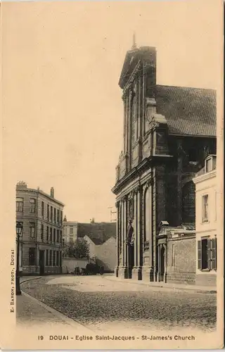 CPA Douai Dowaai Eglise Saint-Jacques - St-James's Church 1925
