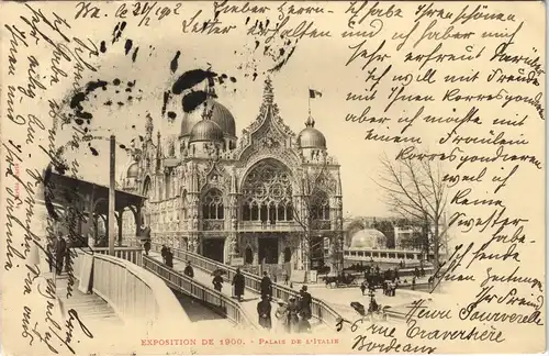 CPA Paris EXPO - Palais de Italie 1902