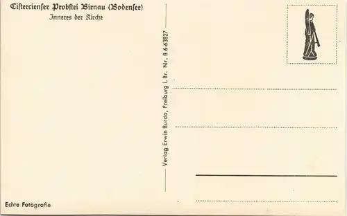 Birnau-Uhldingen-Mühlhofen Probstei Wallfahrtskirche Innenansicht 1920