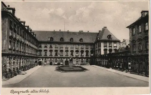 Ansichtskarte Bayreuth Altes Schloß 1940