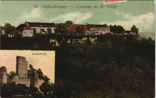 St. Odilienberg Mont Sainte-Odile 2 Bild: Landsberg, Odilienkloster 1910